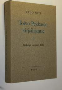 Toivo Pekkasen kirjailijantie 1, Kehitys vuoteen 1941
