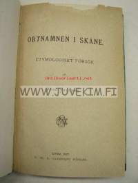 Ortnamnen i Skåne. Etymologisk försök (1877)