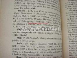 Ortnamnen i Skåne. Etymologisk försök (1877)