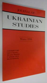 Journal of Ukrainian studies : Winter 1994 , volume 19, number 2