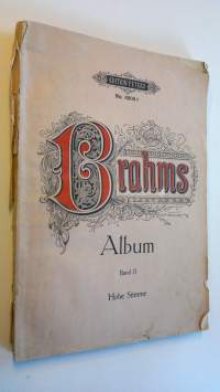 Brahms-Album : Ausgewählte lieder fur eine singstimme mit klavierbegleitung band II.