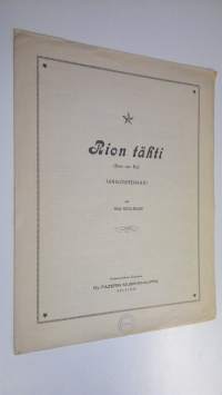 Rion tähti (stern von Rio) tangoserenaadi