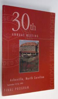Scoliosis Research Society 30th annual meeting : Final program
