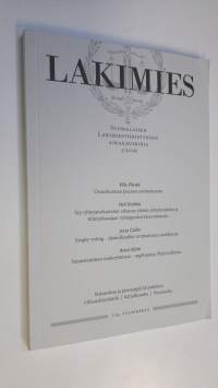 Lakimies 5/2016 : Suomalaisen lakimiesyhdistyksen aikakauskirja