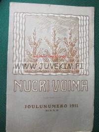 Nuori Voima 1911 Joulunumero. Sis. Yrjo (Georg) Aukusti Wallin:  Mainehikkaita henkilöitä. Suomen koulunuorison äänenkannattaja. Toim. Oskari Mantere