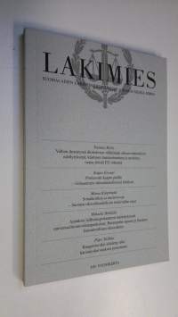 Lakimies 5/2011 : Suomalaisen lakimiesyhdistyksen aikakauskirja (ERINOMAINEN)