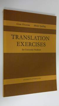 Translation exercises for University students