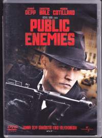 Public Enemies (2009).  Johnny Depp, Christian Bale, Marion Cotillard. DVD. Gangsteridraama.