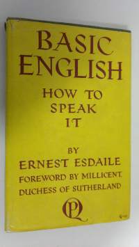 Basic English : how to speak it