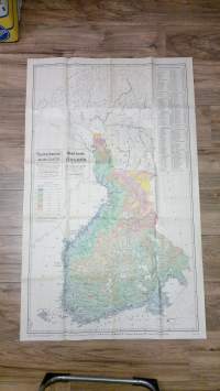 Suomenmaan korko-kartta = Höjd-karta öfver Finland (näköispainos) (ERINOMAINEN)