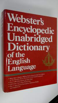 Webster&#039;s encyclopedic unabridged dictionary of the English language : the dictionary entries are based on the first edition of &quot;The Random House dictionary of th...