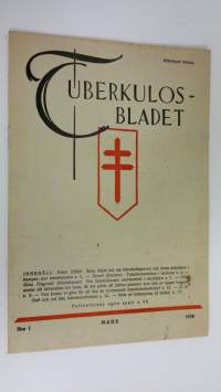 Tuberkuklosbladet nr. 1, mars 1938