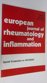 European journal of rheumatology and inflammation 1/1978 : Special symposium on Sulindac