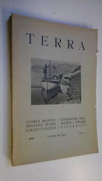 Terra 1934 n:o 1-4 : Suomen maantieteellisen seuran aikakauskirja