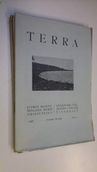 Terra 1927 n:o 1-4 : Suomen maantieteellisen seuran aikakauskirja