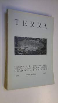 Terra 1937 n:o 1-4 : Suomen maantieteellisen seuran aikakauskirja