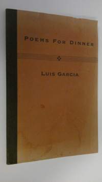 Poems for dinner (signeerattu)