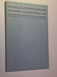 Kirjallisuudentutkijain seuran vuosikirja 20