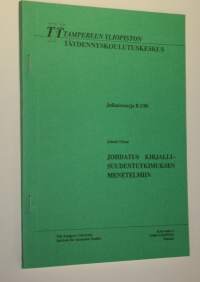 Johdatus kirjallisuudentutkimuksen menetelmiin