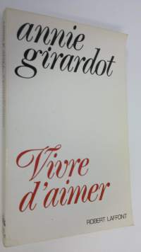 Vivre d&#039;aimer