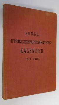 Kungl. Utrikesdepartementets Kalender 1917-1918