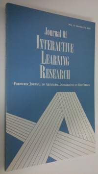 Journal of interactive learning research vol. 12 Number 2/3 2001 : Formerly journal of artificial intelligence in education