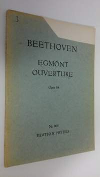 Ouverture zum trauerspiel Egmont von Johann Wolgang v. Goethe - opus 84