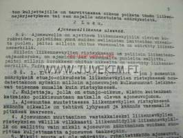 Helsingin kaupungin liikennejärjestys 1955 - Trafikordning för Helsingfors stad 1955