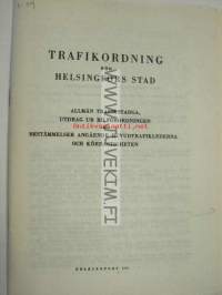 Helsingin kaupungin liikennejärjestys 1955 - Trafikordning för Helsingfors stad 1955