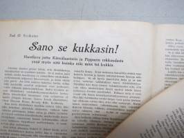 Poppoo 1943 nr 2 - Hymylukemisto -pila- ja ajanvietelukemisto, kuvitusta mm. Erkki Tanttu