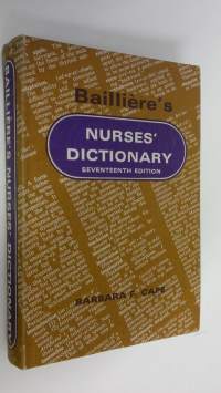 Bailliere&#039;s nurses&#039; dictionary