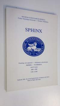 Sphinx Årsbok - Vuosikirja LXI-LXII 1983-1984