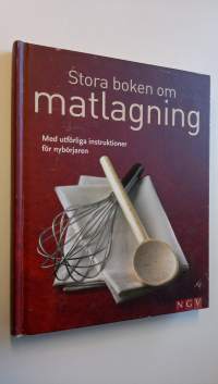 Stora boken om matlagning med utförliga instruktionen för nybörjaren