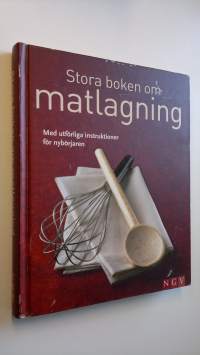 Stora boken om matlagning med utförliga instruktioner för nybörjaren