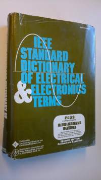 IEEE standard dictionary of electrical and electronics terms an American national standard