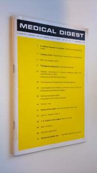 Medical Digest Vol. 20 No. 11 November 1975 .  A monthly journal for the General Practitioner
