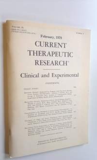 Current Therapeutic Research February 1979 Clinical and Experimental