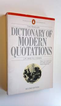 A dictionary of modern quotations