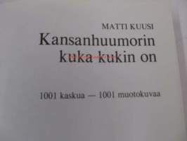 Kansanhuumorin kuka kukin on