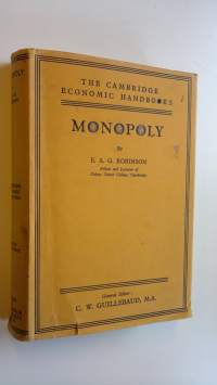 Monopoly : A Cambridge economic handbooks