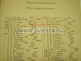 Helsingin kaupungin kunnallisverokalenteri 1958 vuoden 1957 tuloista