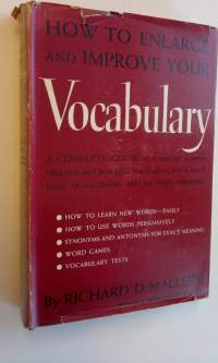 How to Enlarge and Improve your Vocabulary