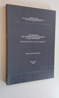 Die Prinzipien des Genossenschaftswesens in der Gegenwart - Festschrift fur Prof. Dr. Vesa Laakkonen