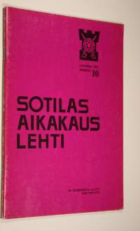 Sotilasaikakauslehti nro 10/1981 : Upseeriliiton julkaisu
