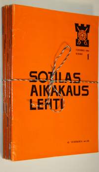 Sotilasaikakauslehti nro. 1-10, 12/1968 (nro 11 puuttuu) : Upseeriliiton julkaisu