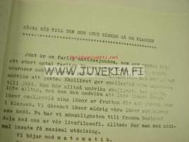 Väpplingen höst 1960 -helsinkiläiskoulun oppilaitten lehti