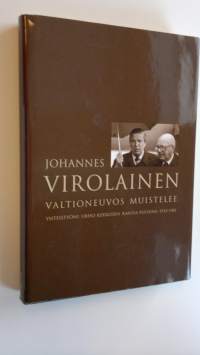 Valtioneuvos muistelee : yhteistyöni Urho Kekkosen kanssa vuosina 1933-1981 (ERINOMAINEN)