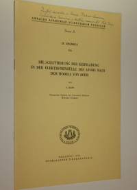 Die Schattierung der Kernladung in der Elektronenhulle des Atoms nach dem Modell von Bohr (signeerattu)