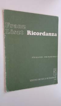 Ricordanza - fur klavier ; for piano solo
