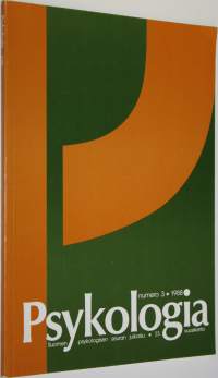 Psykologia 3/1988 : tiedepoliittinen aikakauslehti